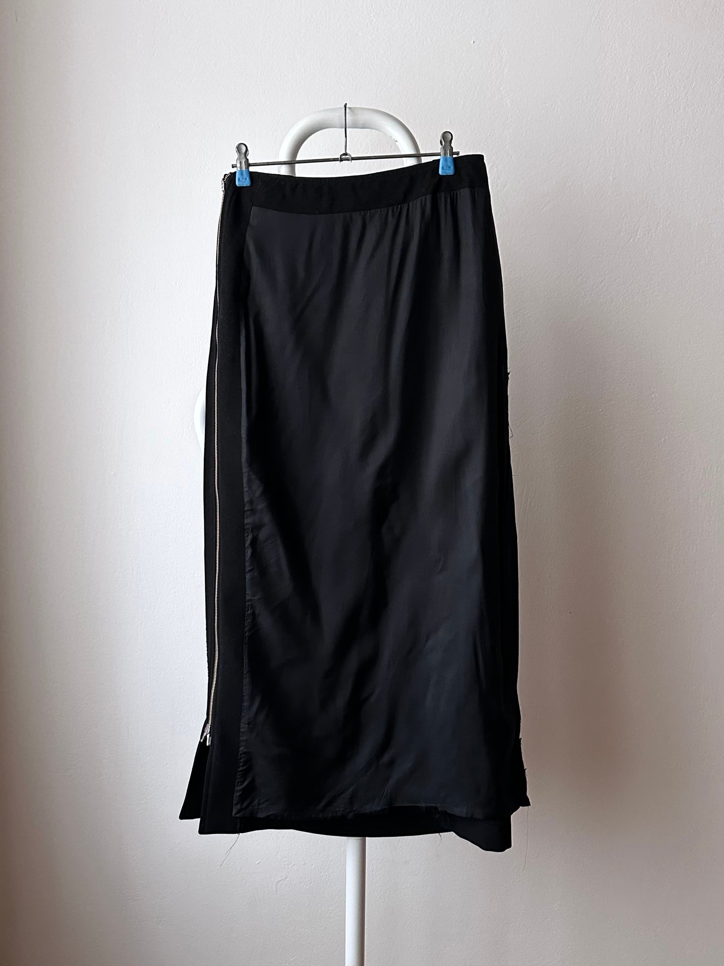 90s alain manoukian side-zip skirt