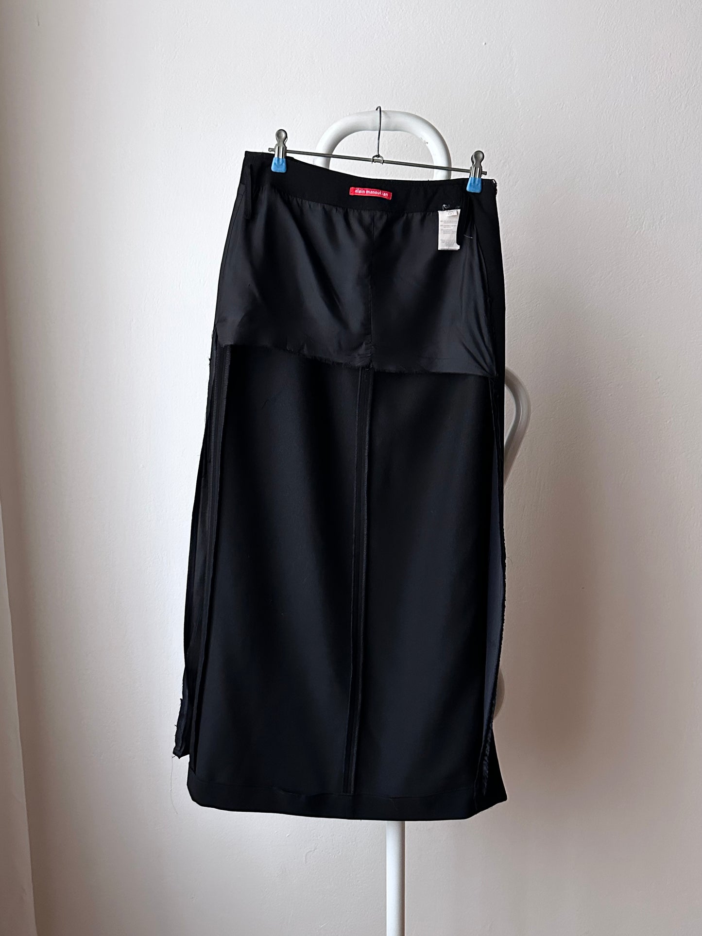 90s alain manoukian side-zip skirt