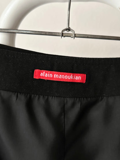 90s alain manoukian side-zip skirt