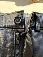 90s leather trouser