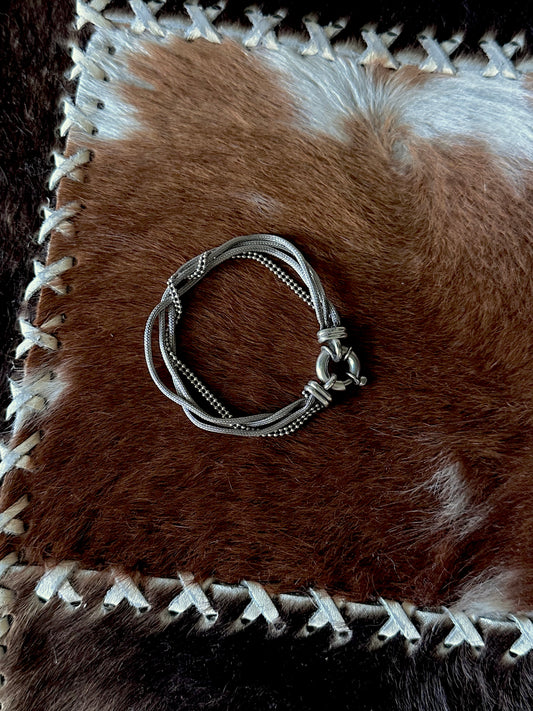 Italy 925 multi chain bracelet