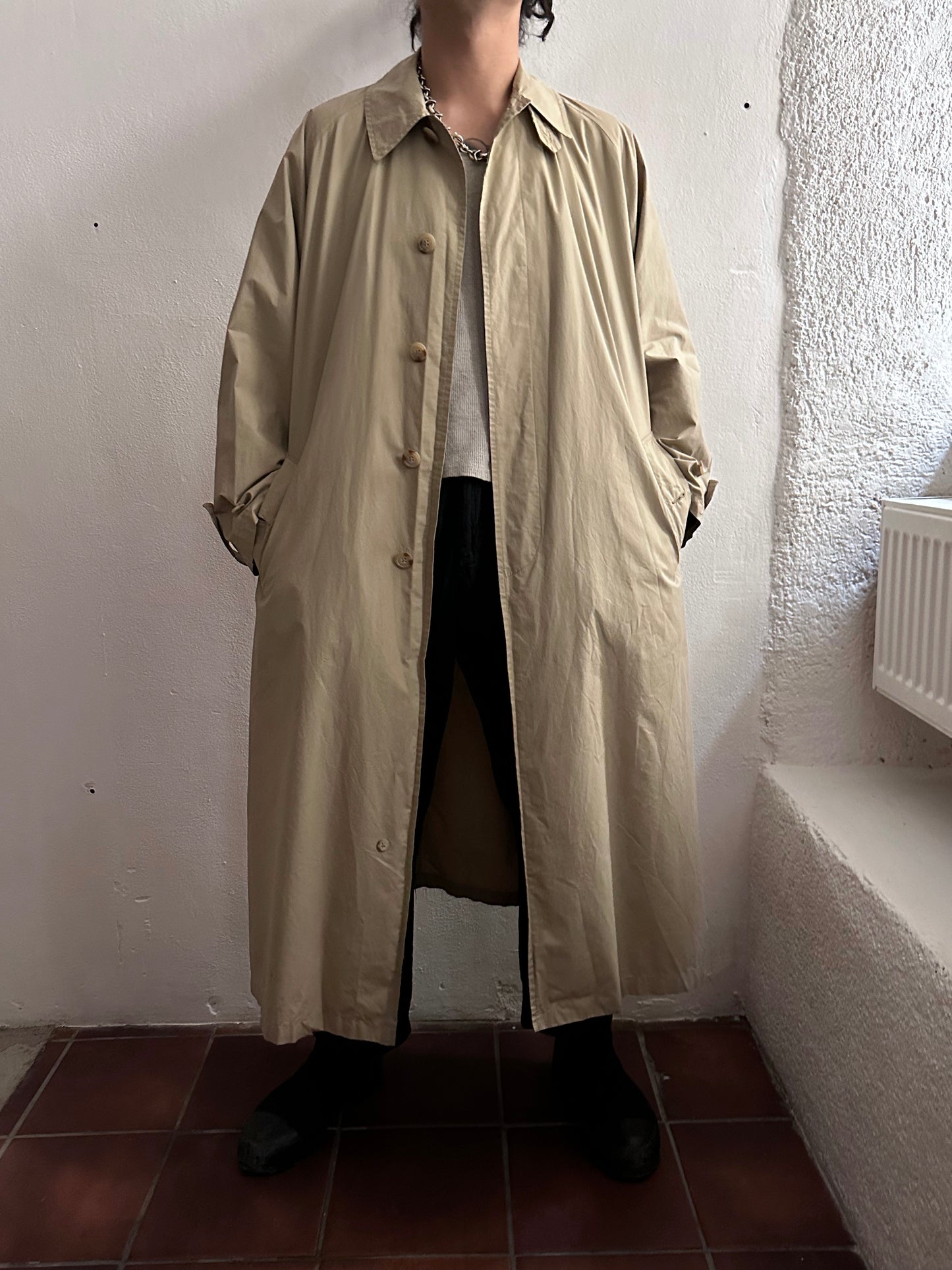 Ralph Lauren Cotton coat 90's 90年代 Vintage ヴィンテージ コート ラルフローレン  Toto Praha Vintage clothing store Antique shop Prague 古着屋 アンティークショップ プラハ ユーロ古着  ヨーロッパ古着 古着卸 