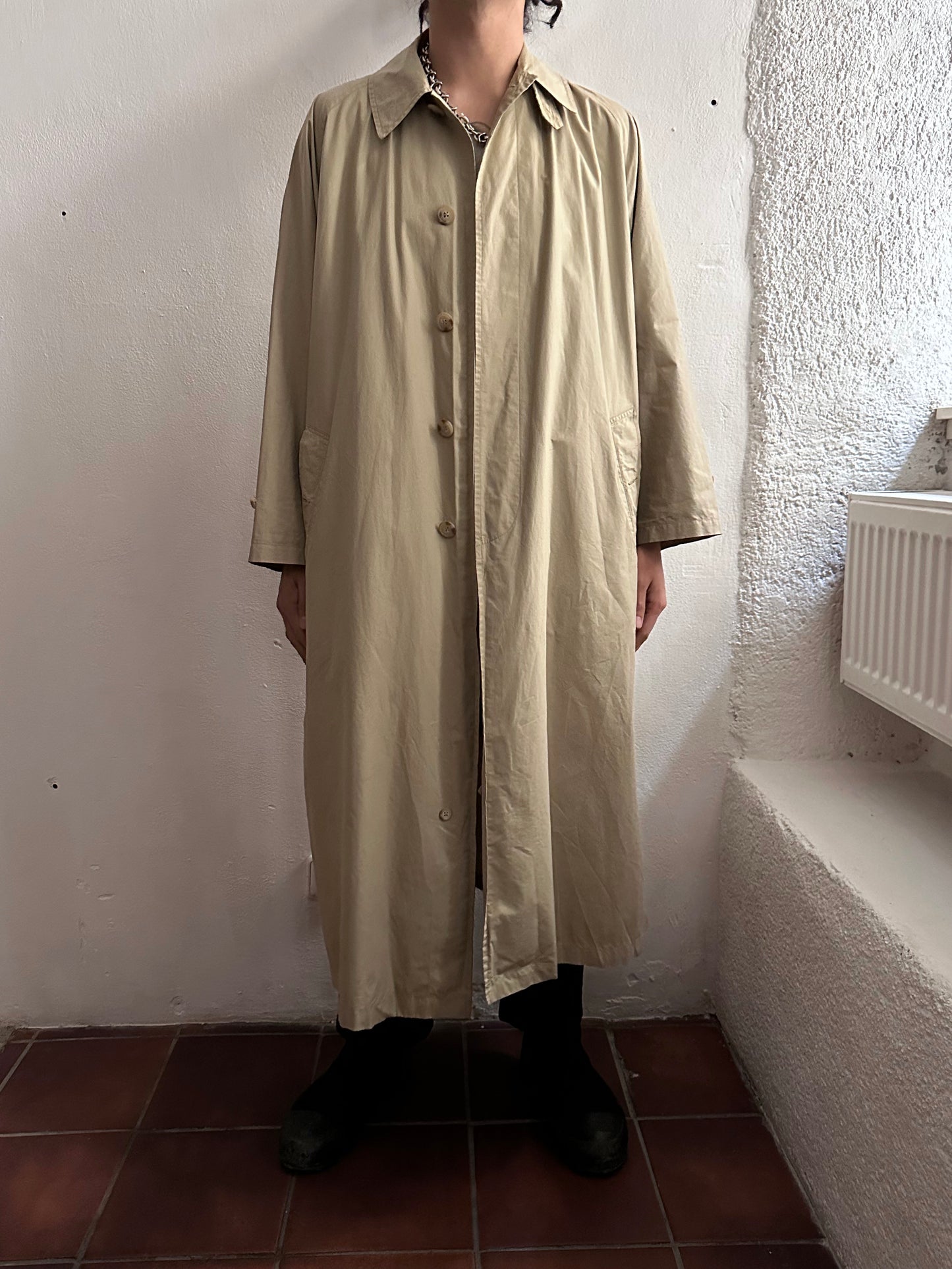 Ralph Lauren Cotton coat 90's 90年代 Vintage ヴィンテージ コート ラルフローレン  Toto Praha Vintage clothing store Antique shop Prague 古着屋 アンティークショップ プラハ ユーロ古着  ヨーロッパ古着 古着卸 