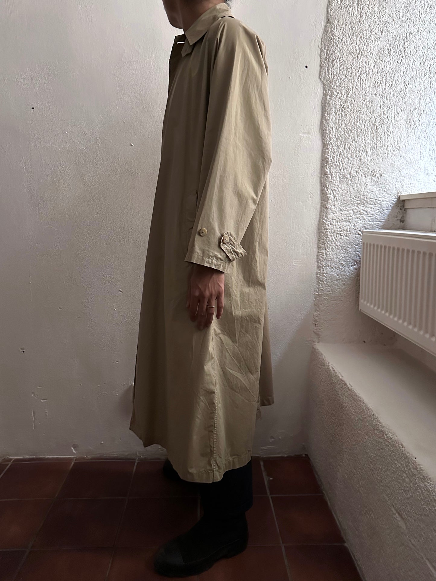 Ralph Lauren Cotton coat 90's 90年代 Vintage ヴィンテージ コート ラルフローレン  Toto Praha Vintage clothing store Antique shop Prague 古着屋 アンティークショップ プラハ ユーロ古着  ヨーロッパ古着 古着卸 