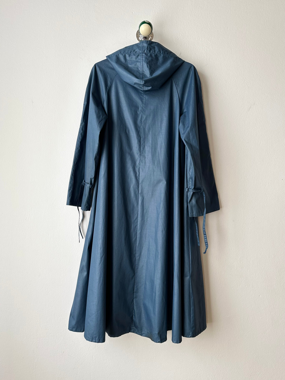 70-80s Austria steel blue raincoat
