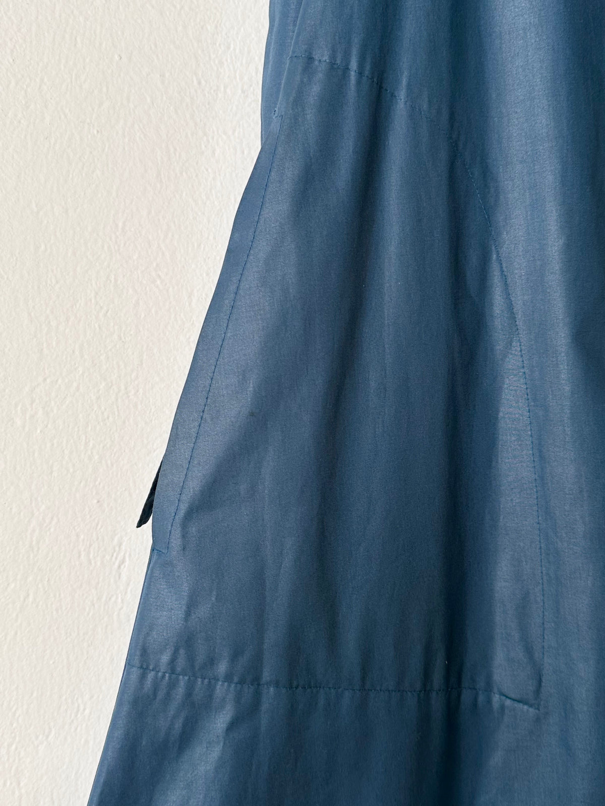 70-80s Austria steel blue raincoat