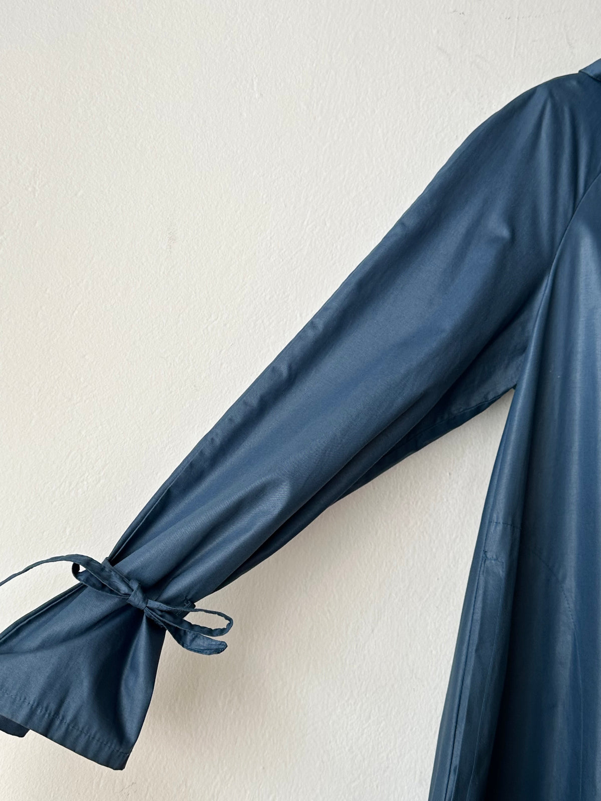 70-80s Austria steel blue raincoat