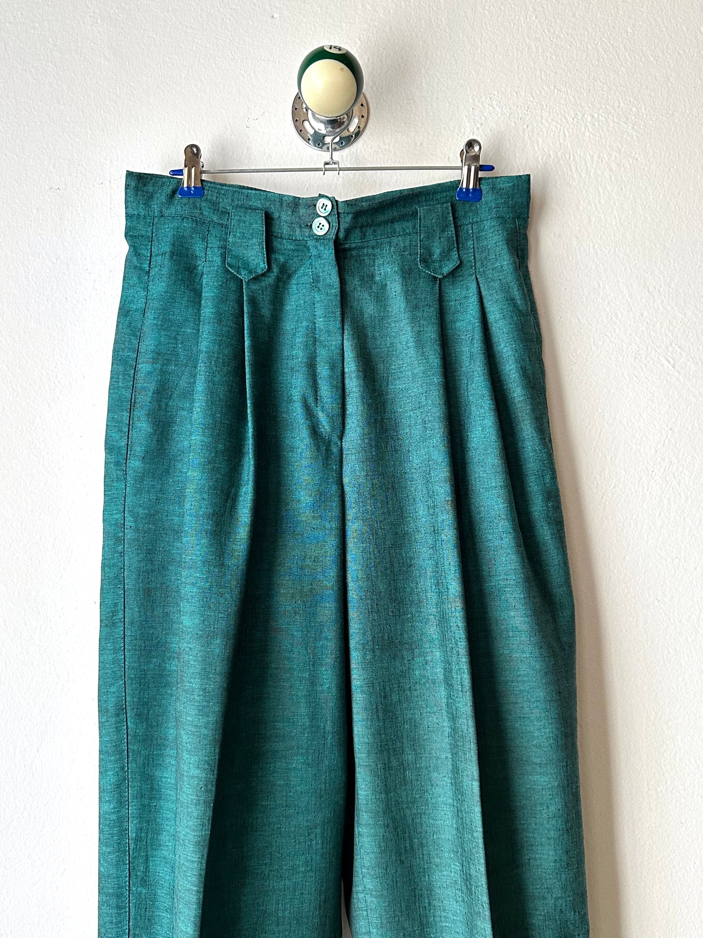 1980s West German linen/viscose trousers - w28