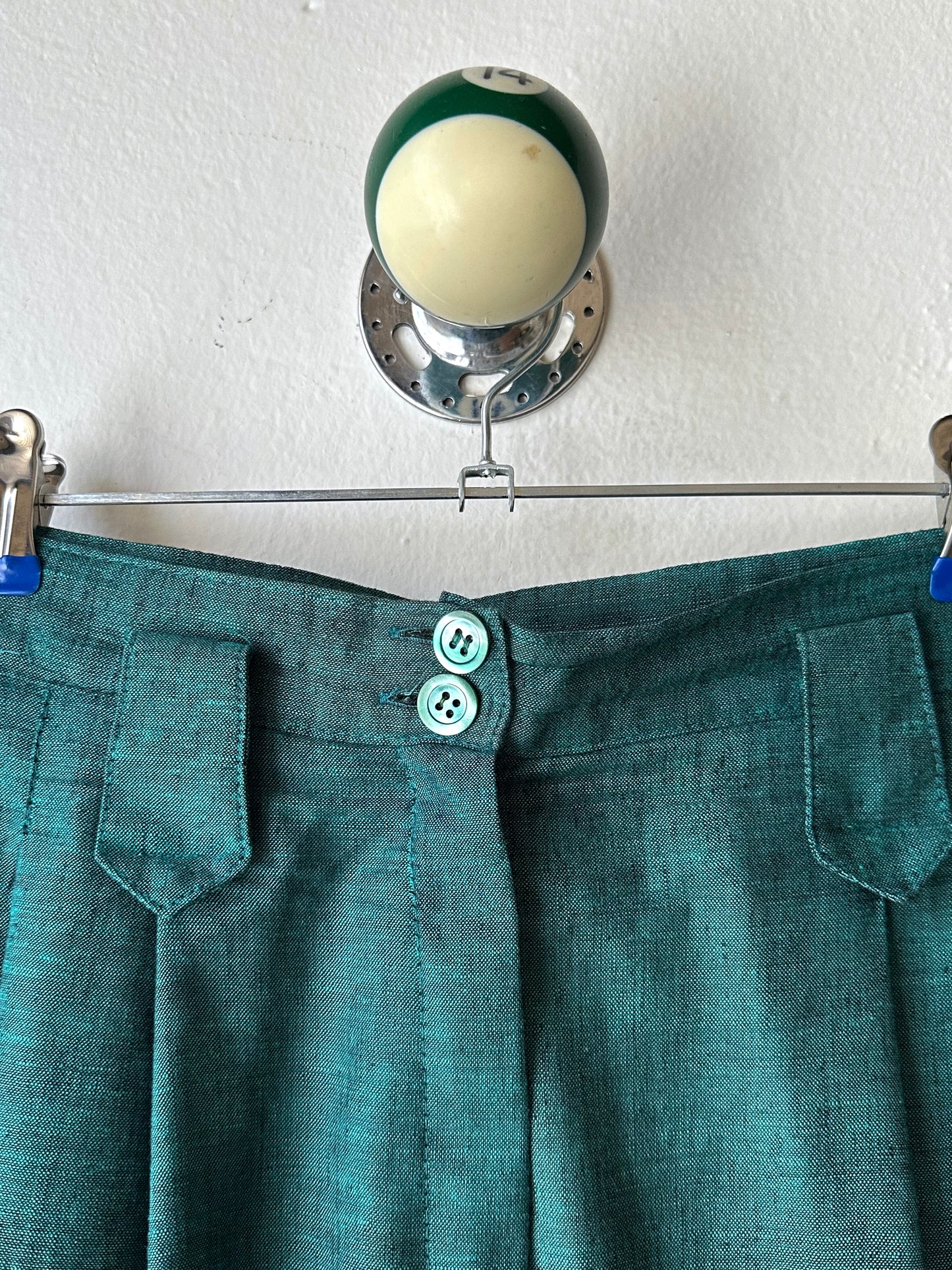 1980s West German linen/viscose trousers - w28