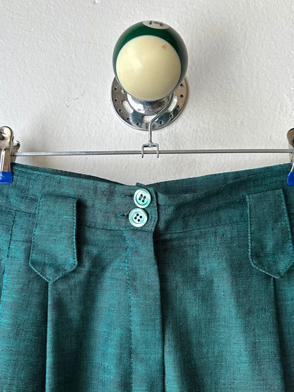 1980s West German linen/viscose trousers - w28