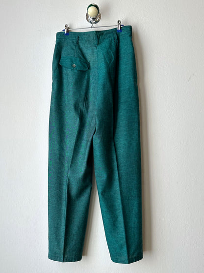1980s West German linen/viscose trousers - w28