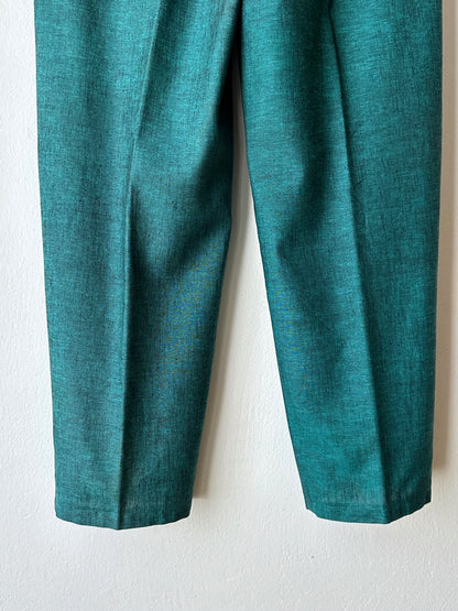 1980s West German linen/viscose trousers - w28