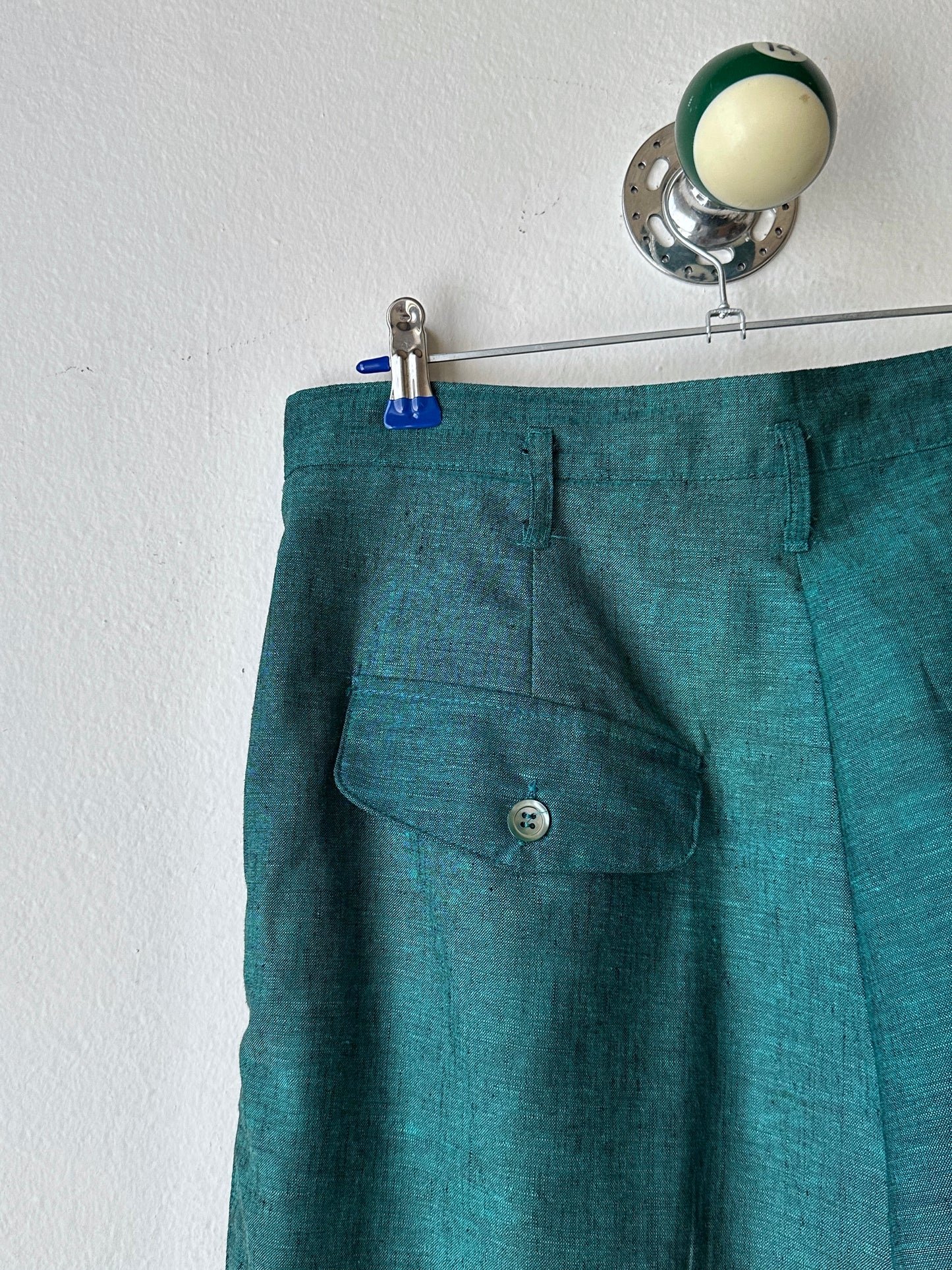 1980s West German linen/viscose trousers - w28