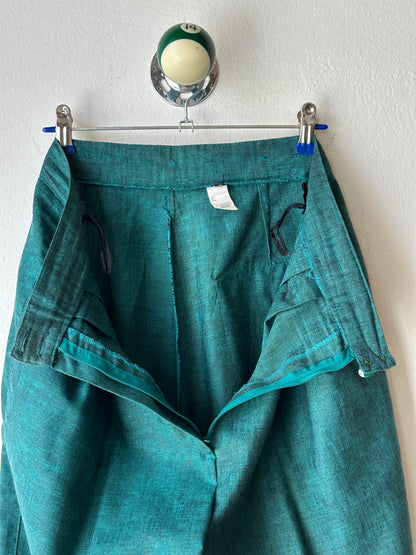 1980s West German linen/viscose trousers - w28