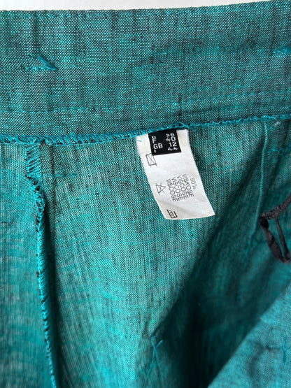 1980s West German linen/viscose trousers - w28
