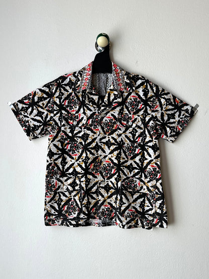 1970s Kenyan batik shirt
