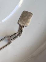 Italy silver keychain