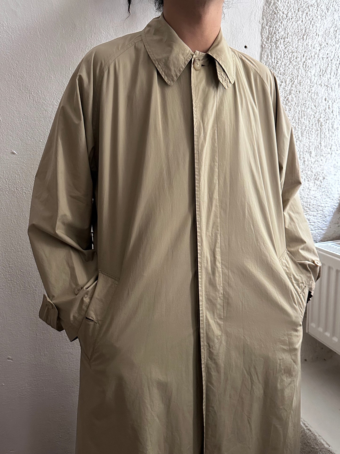 Ralph Lauren Cotton coat 90's 90年代 Vintage ヴィンテージ コート ラルフローレン  Toto Praha Vintage clothing store Antique shop Prague 古着屋 アンティークショップ プラハ ユーロ古着  ヨーロッパ古着 古着卸 