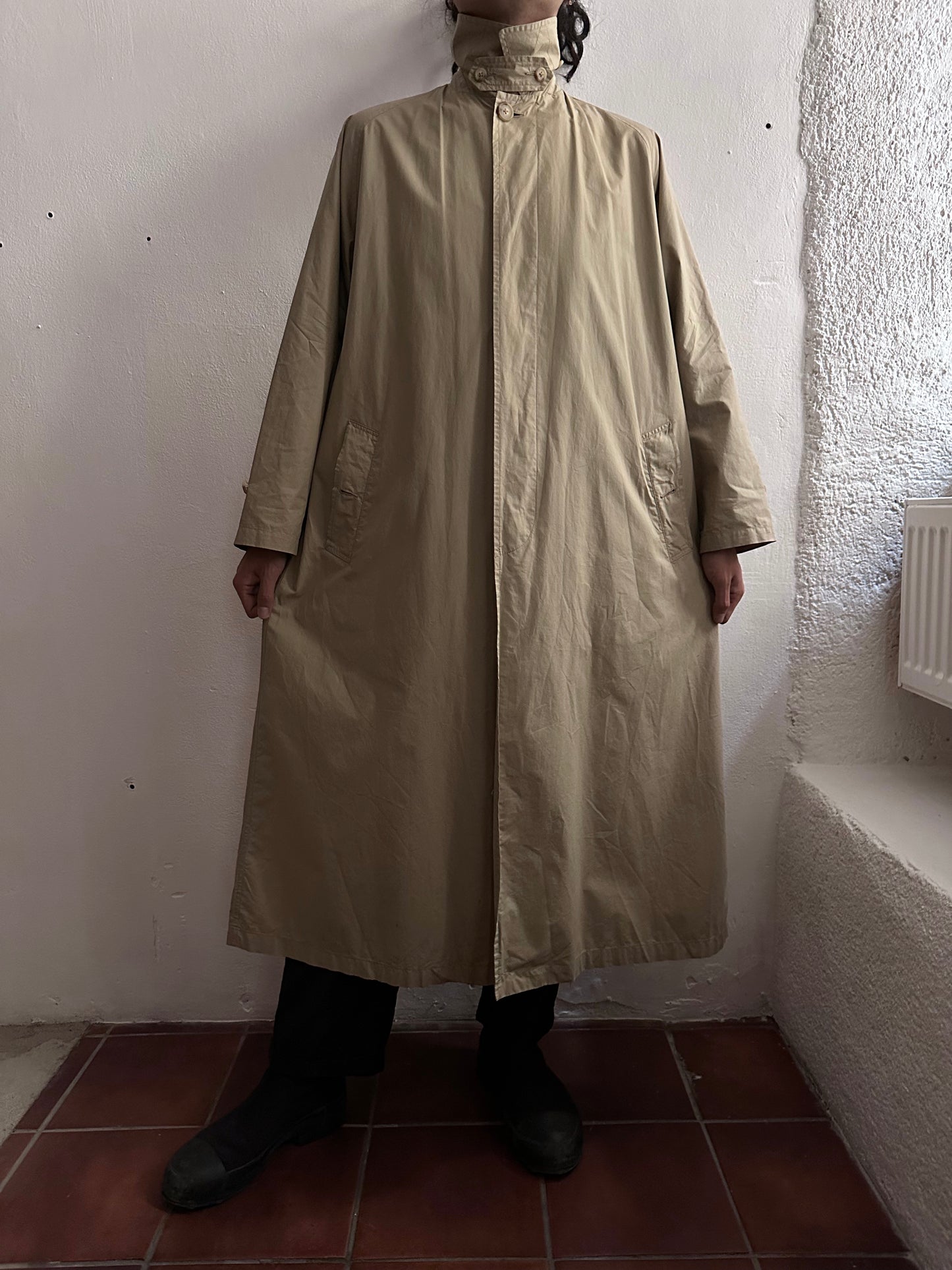 Ralph Lauren Cotton coat 90's 90年代 Vintage ヴィンテージ コート ラルフローレン  Toto Praha Vintage clothing store Antique shop Prague 古着屋 アンティークショップ プラハ ユーロ古着  ヨーロッパ古着 古着卸 