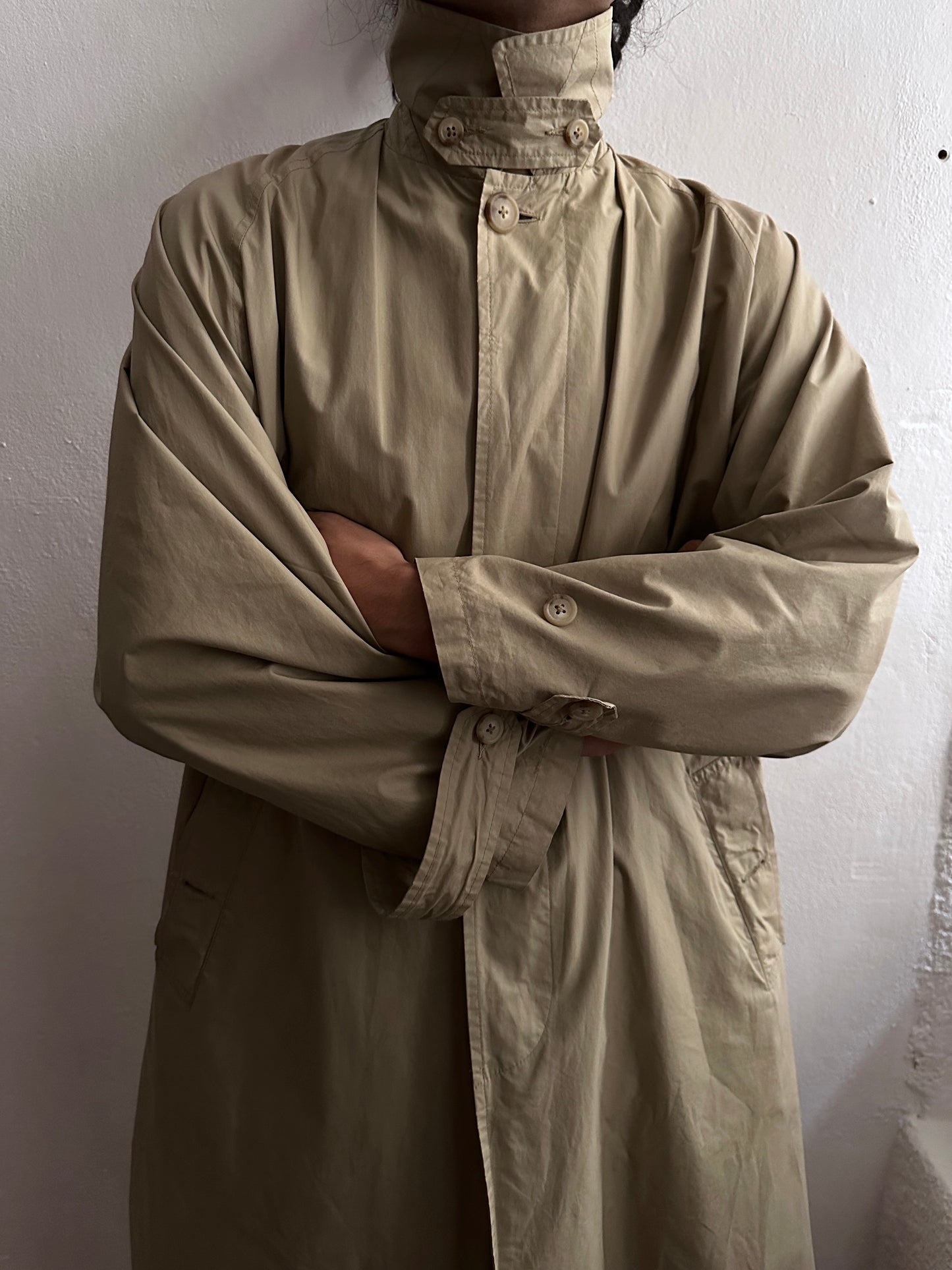 Ralph Lauren Cotton coat 90's 90年代 Vintage ヴィンテージ コート ラルフローレン  Toto Praha Vintage clothing store Antique shop Prague 古着屋 アンティークショップ プラハ ユーロ古着  ヨーロッパ古着 古着卸 