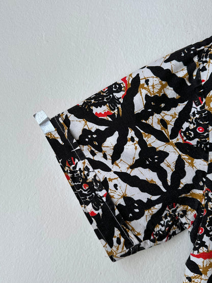 1970s Kenyan batik shirt