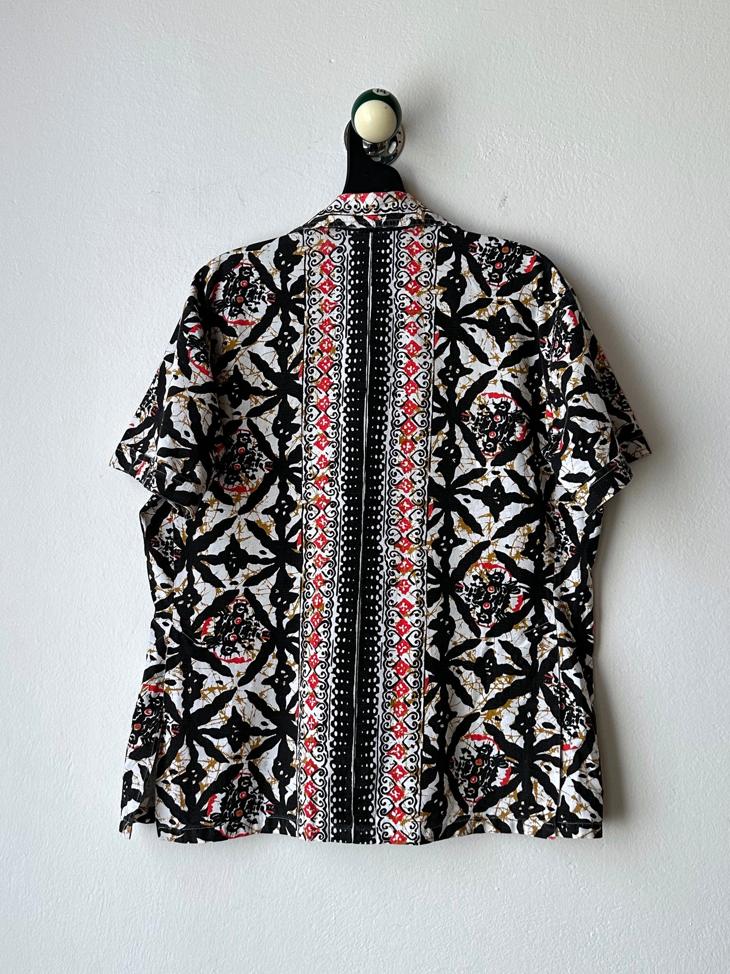 1970s Kenyan batik shirt