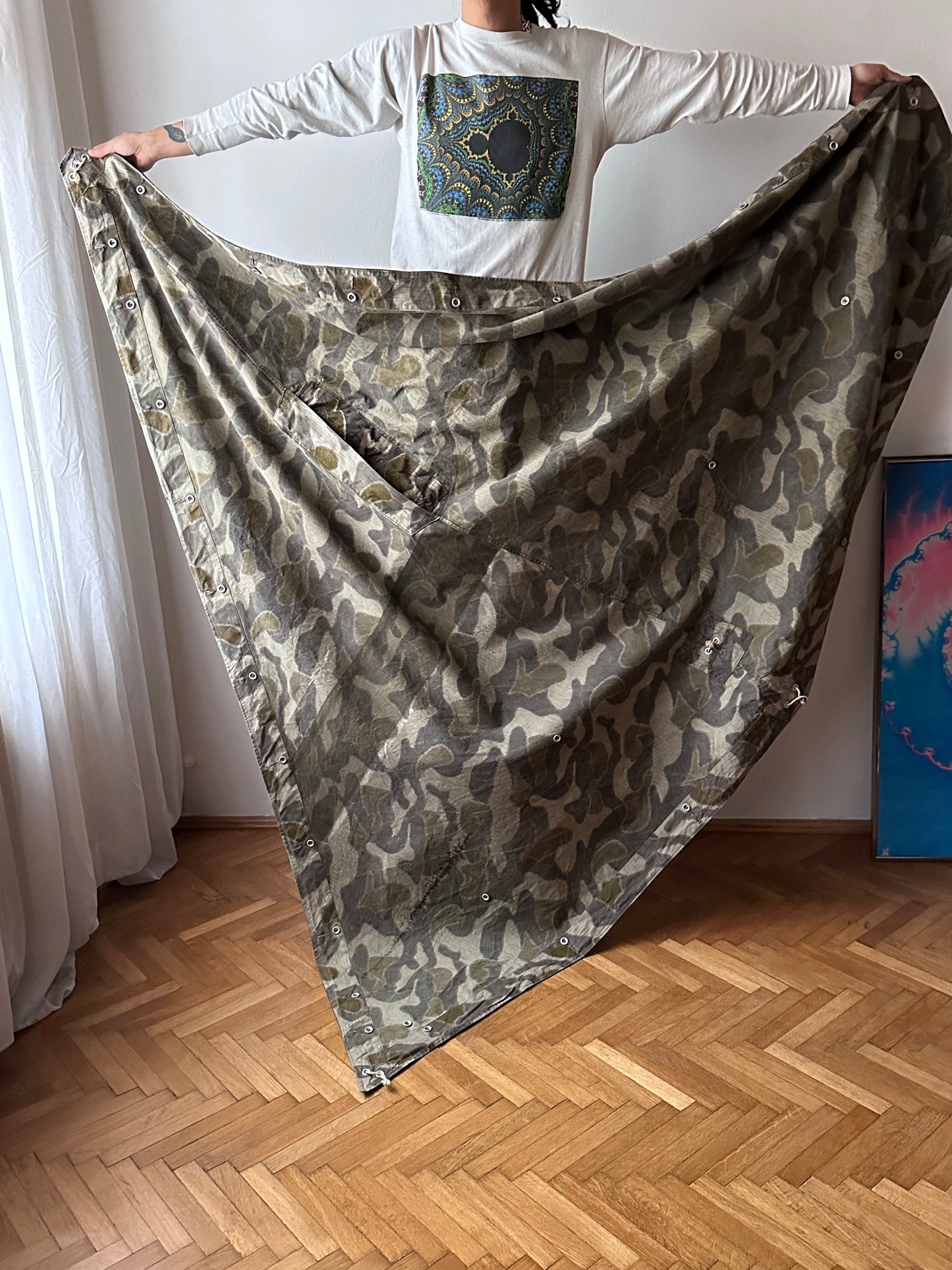 1960s Australian Army Reversible Tent Sheet