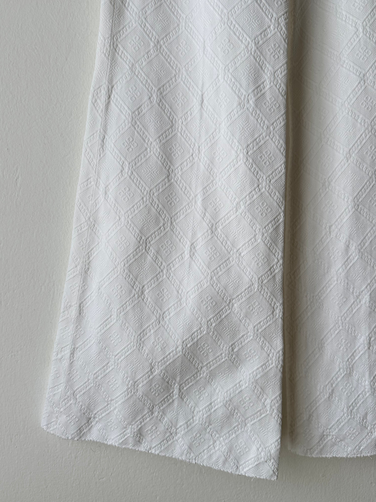 Chloé cotton pique wide trouser