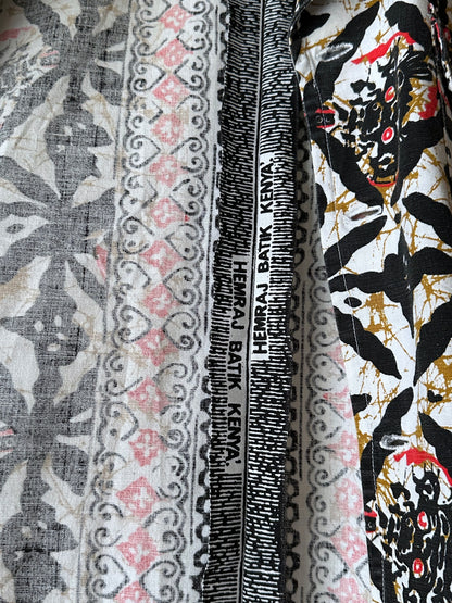 1970s Kenyan batik shirt