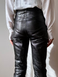 90s leather trouser