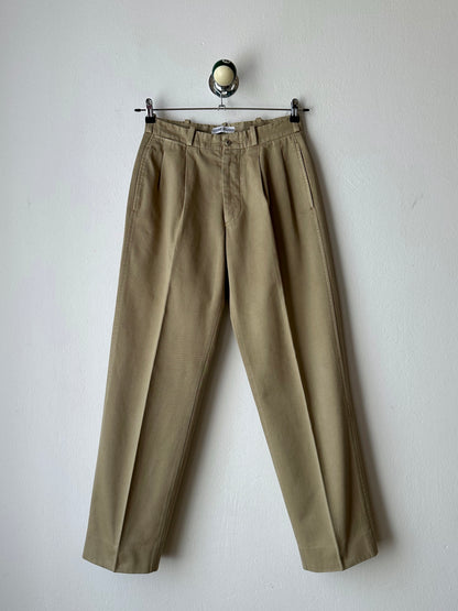 1980s Stone Island beige chinos 80年代 Massimo osti マッシモマッシモオスティ Made in Italy イタリア製 ストーンアイランド ベージュ チノパン Toto Praha Vintage clothing shop Antique shop 古着屋 プラハ Showroom appointment Prague ユーロ古着 ヨーロッパ古着 古着卸 ヴィンテージ