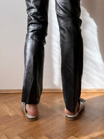 90s leather trouser