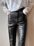 90s leather trouser