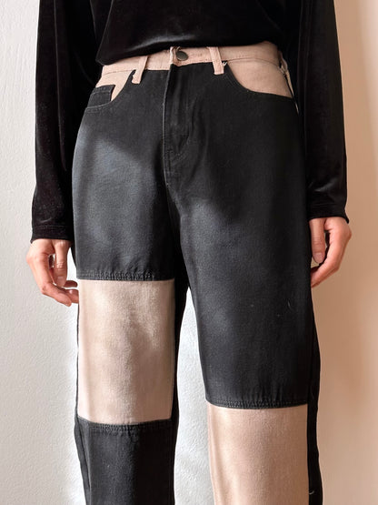 black pink 5pockets trouser