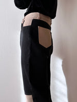 black pink 5pockets trouser