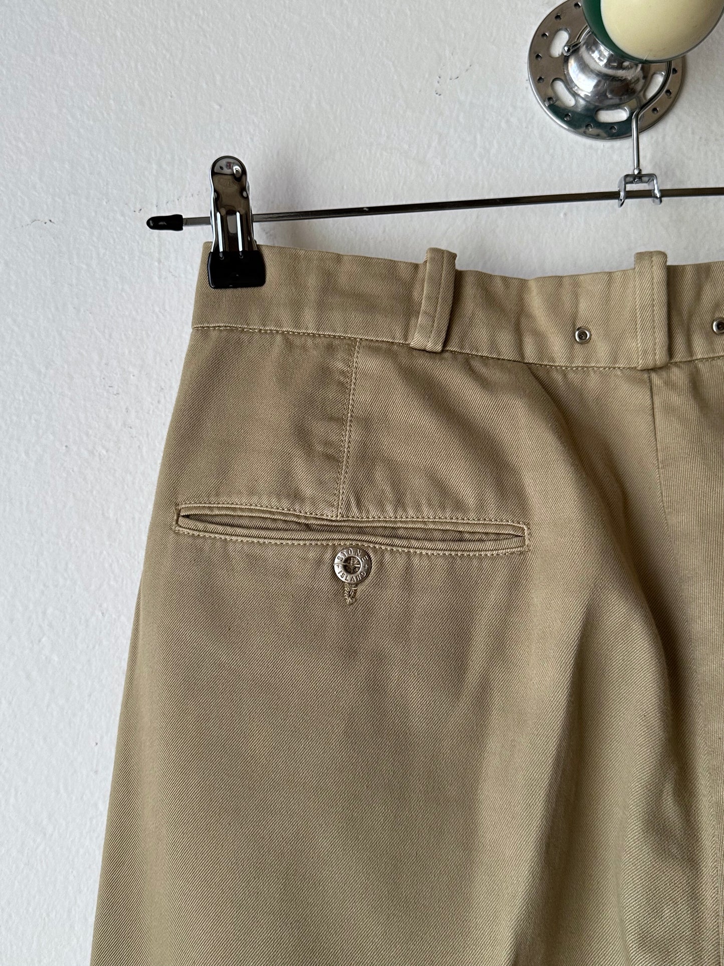 1980s Stone Island beige chinos - w29