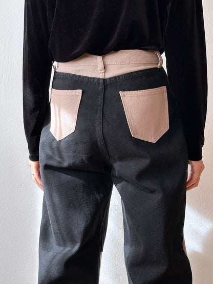 black pink 5pockets trouser