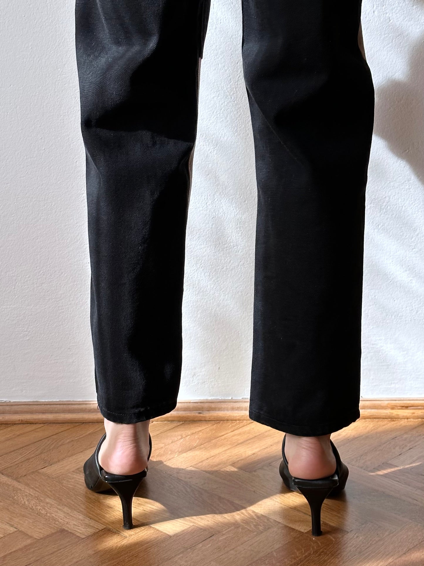 black pink 5pockets trouser