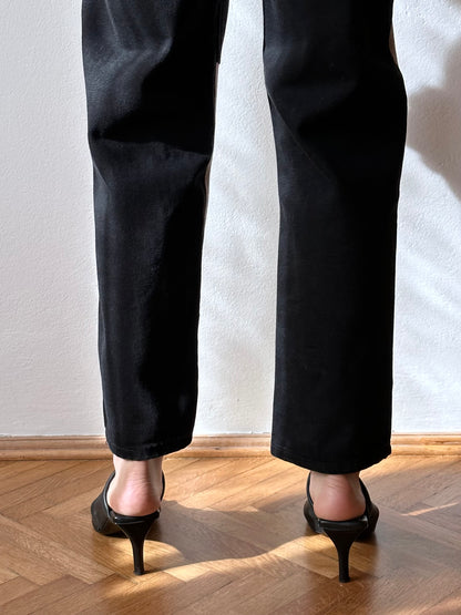 black pink 5pockets trouser