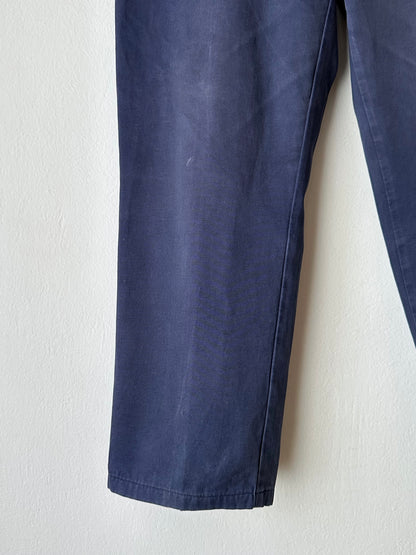 1980s Stone Island navy chinos 80年代 Massimo osti マッシモマッシモオスティ Made in Italy イタリア製 ストーンアイランド 紺色 チノパン Toto Praha Vintage clothing shop Antique shop 古着屋 プラハ Showroom appointment Prague ユーロ古着 ヨーロッパ古着 古着卸 ヴィンテージ