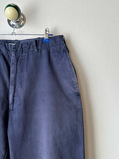 1980s Stone Island navy chinos 80年代 Massimo osti マッシモマッシモオスティ Made in Italy イタリア製 ストーンアイランド 紺色 チノパン Toto Praha Vintage clothing shop Antique shop 古着屋 プラハ Showroom appointment Prague ユーロ古着 ヨーロッパ古着 古着卸 ヴィンテージ