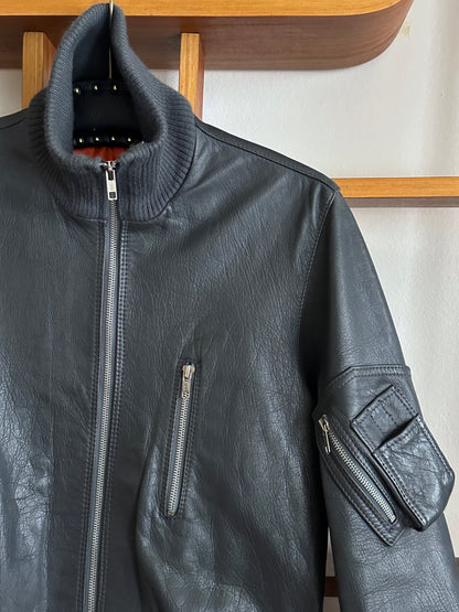 1990s German Air Force Leather Flight Jacket