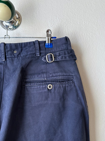 1980s Stone Island navy chinos 80年代 Massimo osti マッシモマッシモオスティ Made in Italy イタリア製 ストーンアイランド 紺色 チノパン Toto Praha Vintage clothing shop Antique shop 古着屋 プラハ Showroom appointment Prague ユーロ古着 ヨーロッパ古着 古着卸 ヴィンテージ