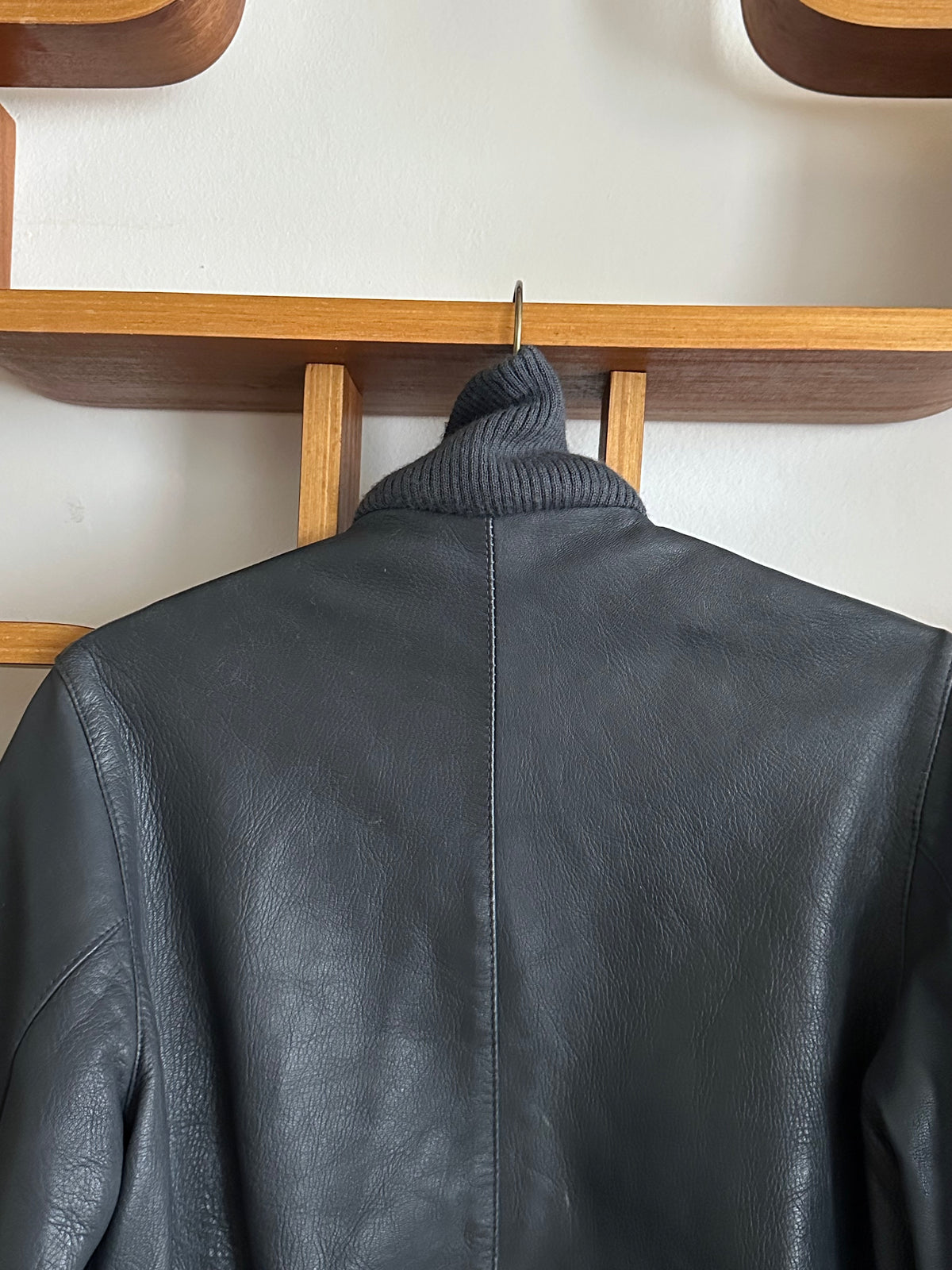 1990s German Air Force Leather Flight Jacket