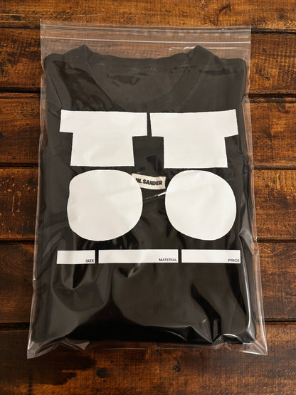 90s black tee pair - woman S/M