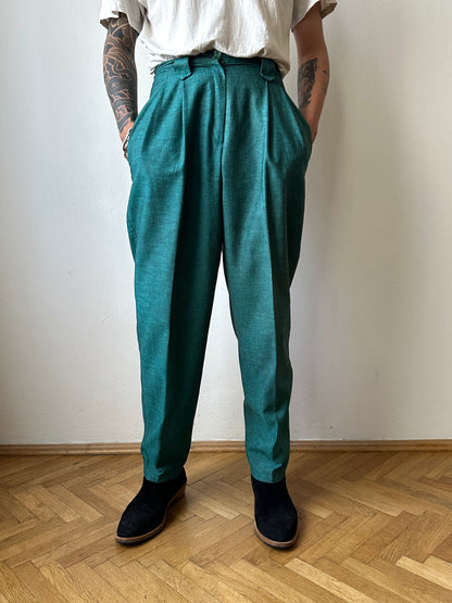 1980s West German linen/viscose trousers - w28