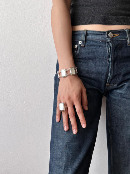 CHRISTOFLE gemstone silver bracelet