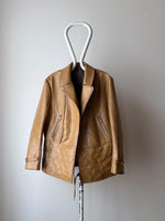 70s caramel leather jacket