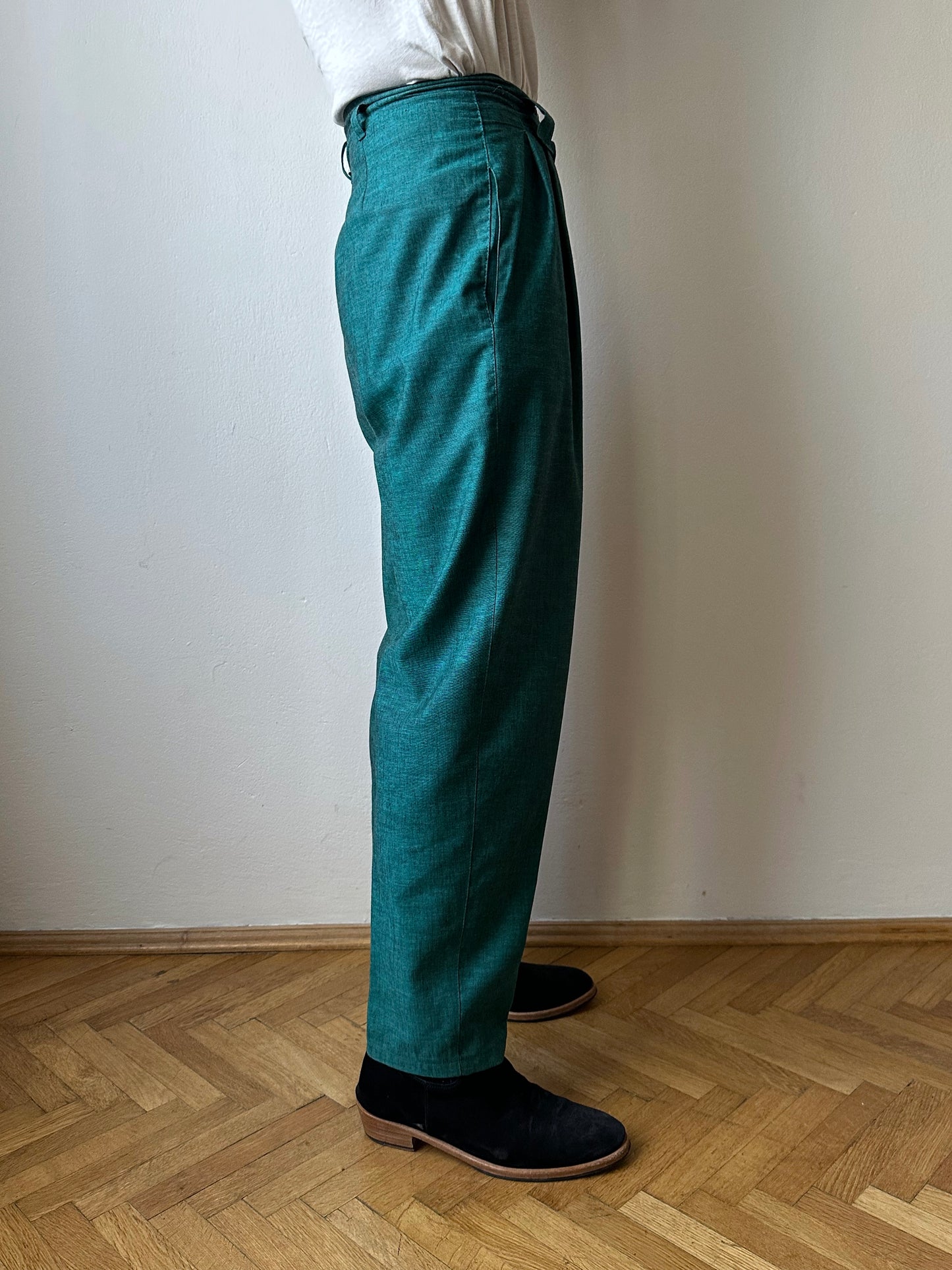 1980s West German linen/viscose trousers - w28