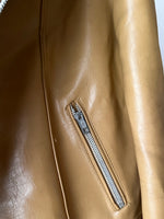 70s caramel leather jacket